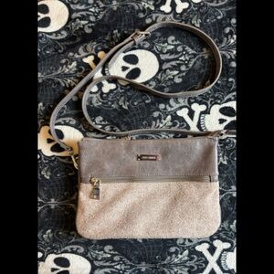 Coco + Carmen Gray Crossbody Bag | Neutral Boho Shoulder Purse
